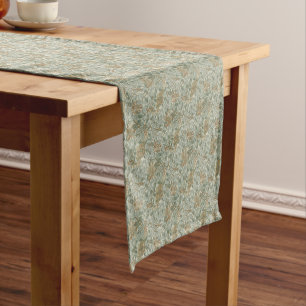 William Morris Vintage Floral Honeysuckle Short Table Runner