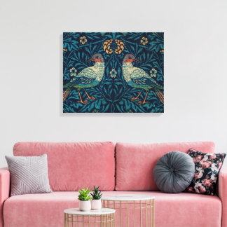 William Morris Vintage Floral Pattern Canvas Print