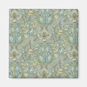 William Morris Vintage Floral Spring Thicket Magnet