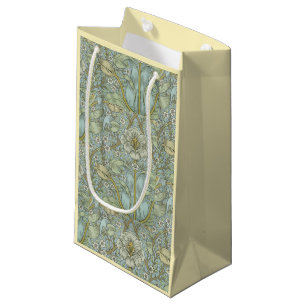 William Morris Vintage Floral Spring Thicket Small Gift Bag