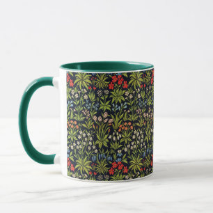 William Morris Vintage Flowers Floral Pattern Mug