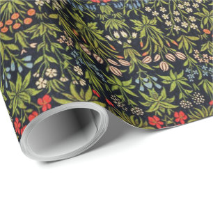 William Morris Vintage Flowers Floral Pattern  Wrapping Paper