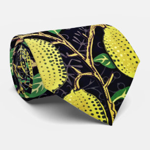 William Morris Vintage Fruit Pattern Neck Tie