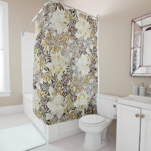 William Morris Vintage Hyacinth Floral Art Nouveau Shower Curtain