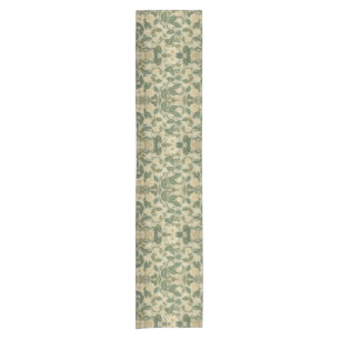 William Morris vintage Jasmine Garden Flower Short Table Runner