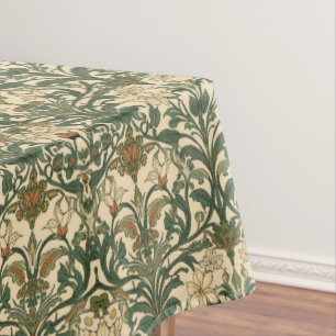 William Morris vintage Jasmine Garden Flower Tablecloth