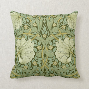 William Morris Vintage Pimpernel Floral Pattern Cushion