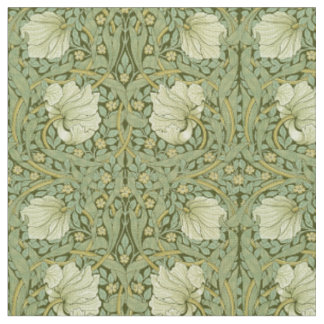 William Morris Vintage Pimpernel Floral Pattern Fabric