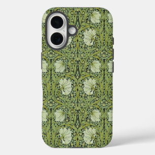 William Morris Vintage Pimpernel Floral Pattern iPhone 16 Case
