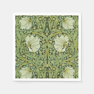 William Morris Vintage Pimpernel Floral Pattern Napkin