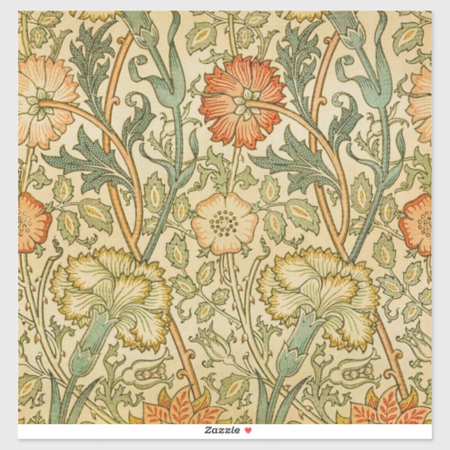 William Morris Vintage Pink and Rose Pattern (Sheet)