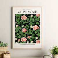 William Morris Vintage Pink Wildflowers