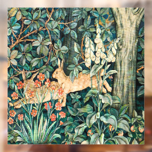 William Morris Vintage Rabbit Garden Floral Art