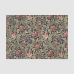 William Morris Vintage Retro Flower Pattern Tissue Paper