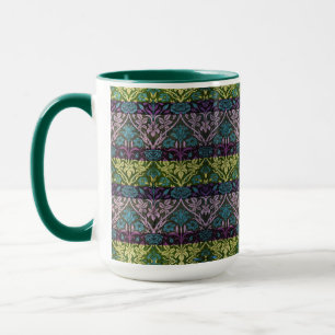William Morris Vintage Rose and Lily Pink Yellow Mug