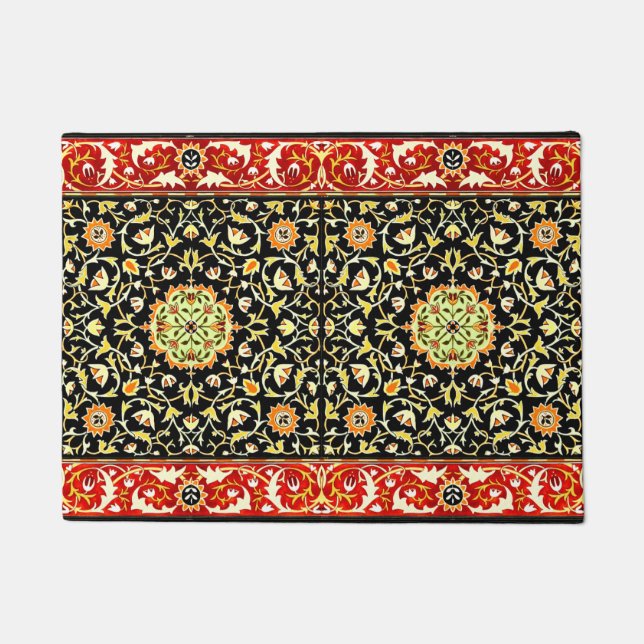 William Morris Vintage Rug Floral Design (Front)