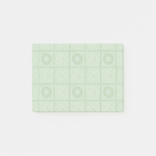 William Morris Vintage Square Green Floral Pattern Post-it Notes