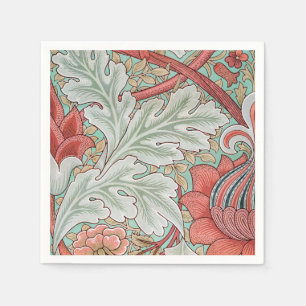 William Morris Vintage St James Acanthus Leaves Napkin