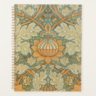 William Morris Vintage St James Acanthus Pattern Planner