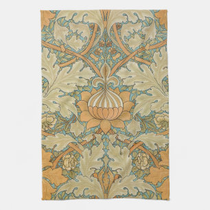 William Morris Vintage St James Acanthus Pattern Tea Towel