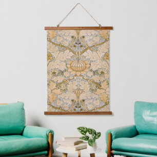 William Morris Vintage St James Acanthus Wallpaper Hanging Tapestry
