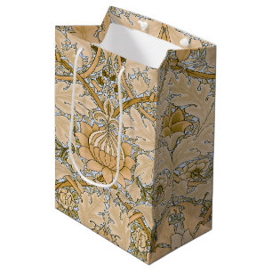 William Morris Vintage St James Acanthus Wallpaper Medium Gift Bag