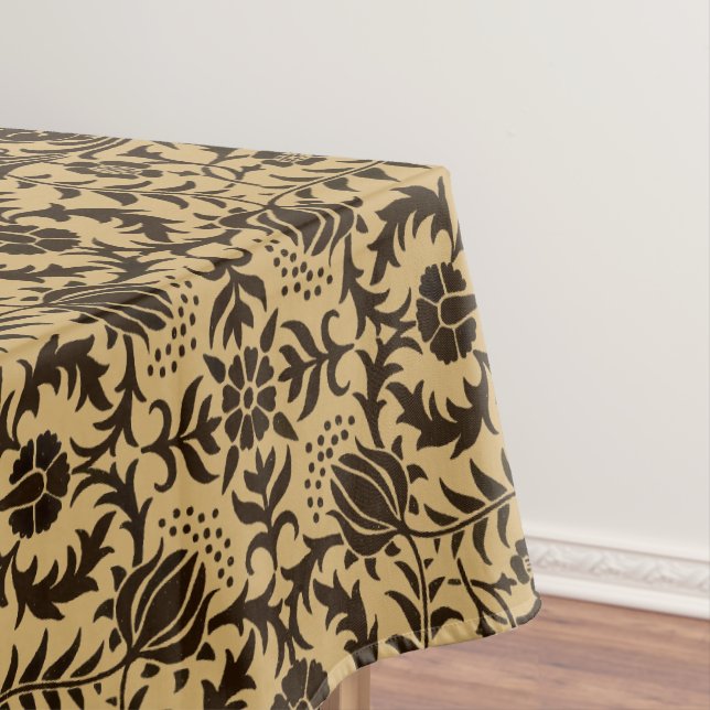 William Morris Vintage Vine Floral Pattern Tablecloth (In Situ)