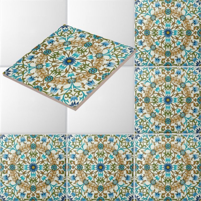 William Morris Vintage Vine Wreath Pattern Tile (Creator Uploaded)