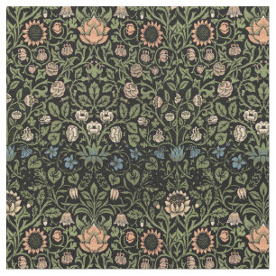 William Morris Vintage Violet & Columbine Pattern Fabric