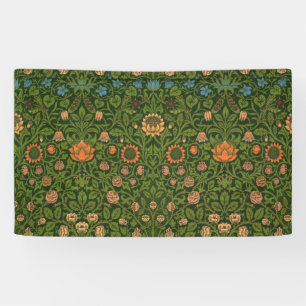 William Morris Violet and Columbine Art Rug Banner