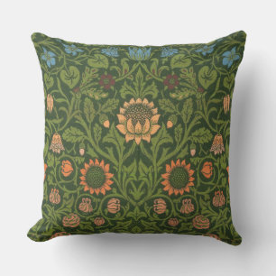 William Morris Violet and Columbine Art Rug Cushion