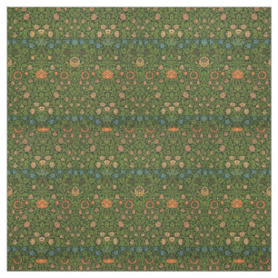 William Morris Violet and Columbine Art Rug Fabric