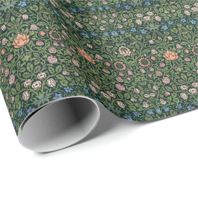 William Morris Violet and Columbine  Wrapping Paper (Roll Corner)