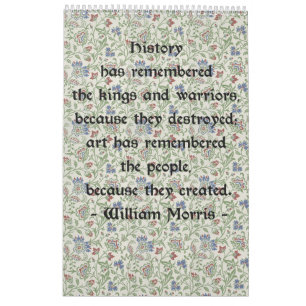 William Morris Wall Calendar