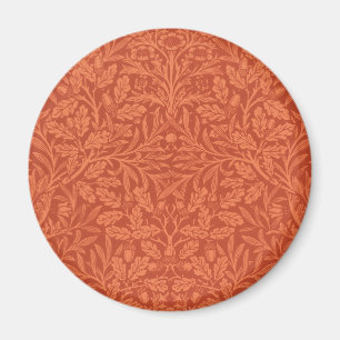 william morris wallpaper acorns and oak magnet