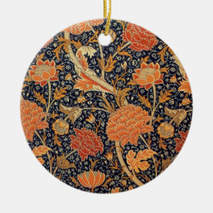 William Morris Wallpaper Cray Design Ceramic Ornament