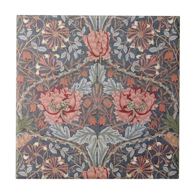William Morris Wallpaper Design on Tile (Front)