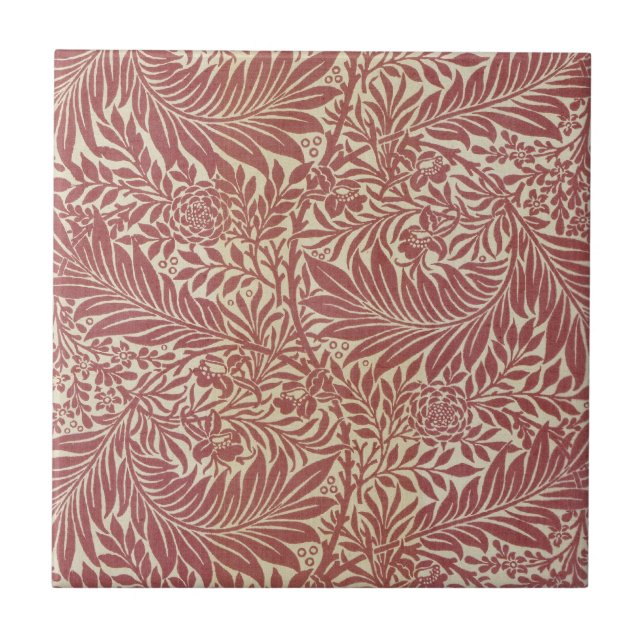 William Morris Wallpaper Design on Tile (Front)