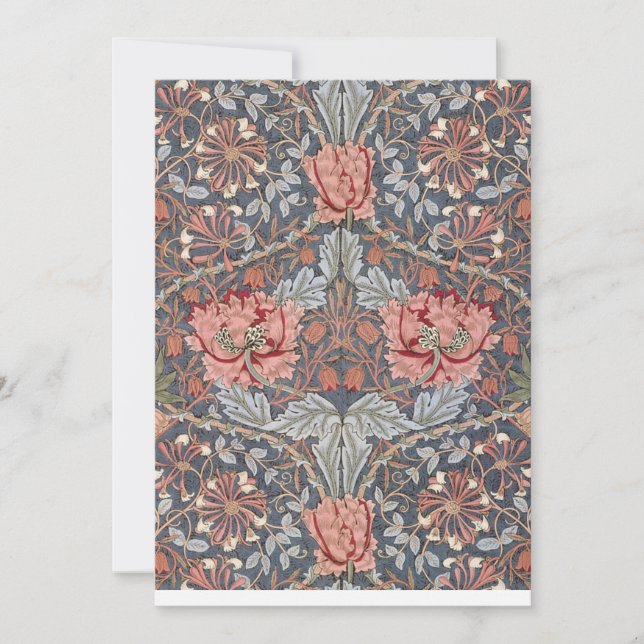 William Morris Wallpaper Designs Invitation (Front)
