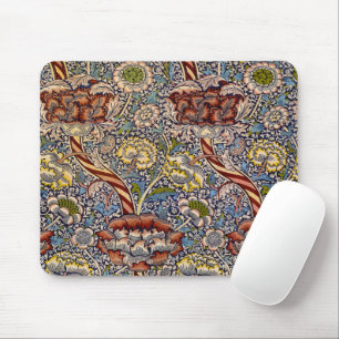 William Morris Wandle English Floral Damask Design Mouse Pad