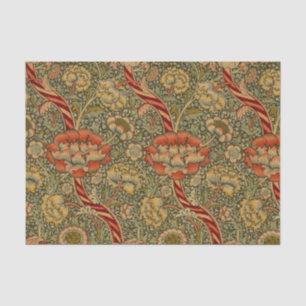 William Morris Wandle English Floral Damask Design Tissue Paper