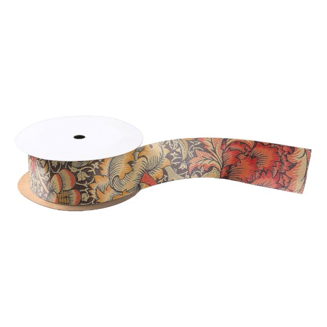 William Morris Wandle for Chintz Design Satin Ribbon (Spool)