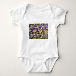William Morris Wey Floral Arts Crafts Wallpaper Baby Bodysuit