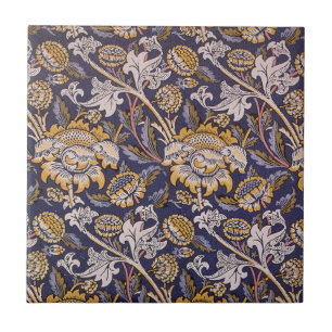 William Morris Wey Floral Arts Crafts Wallpaper Ceramic Tile