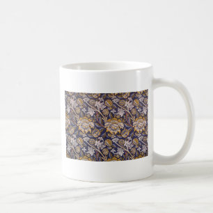 William Morris Wey Floral Arts Crafts Wallpaper Coffee Mug
