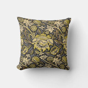 William Morris Wey Floral Arts Crafts Wallpaper Cushion