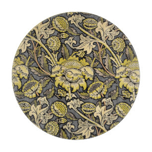 William Morris Wey Floral Arts Crafts Wallpaper Cutting Board