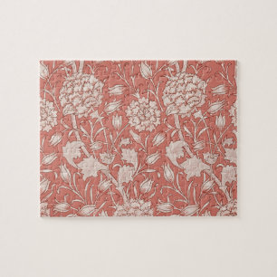 William Morris Wild Tulip Classic Victorian Design Jigsaw Puzzle