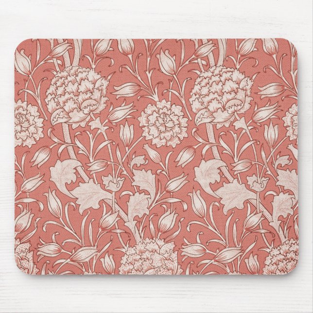 William Morris Wild Tulip Classic Victorian Design Mouse Pad (Front)