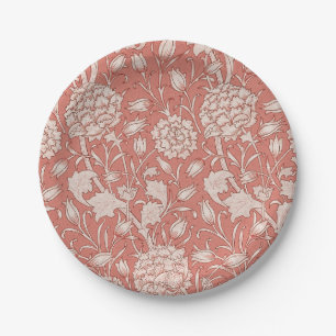 William Morris Wild Tulip Classic Victorian Design Paper Plate